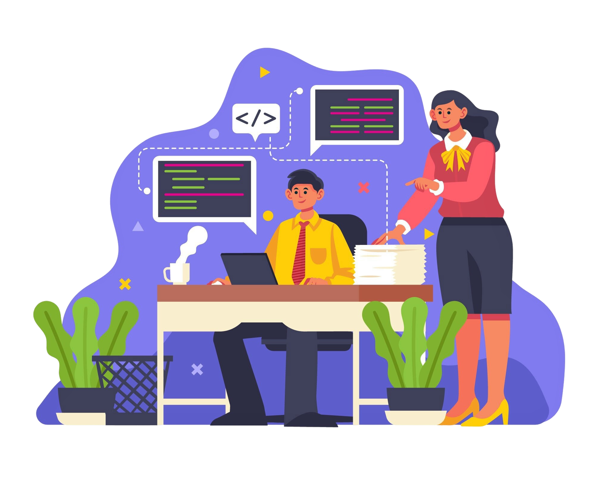 App Testing Illustration